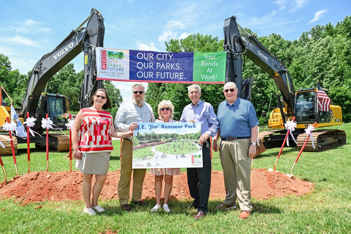 Ramseur Family at the Groundbreaking Cermony